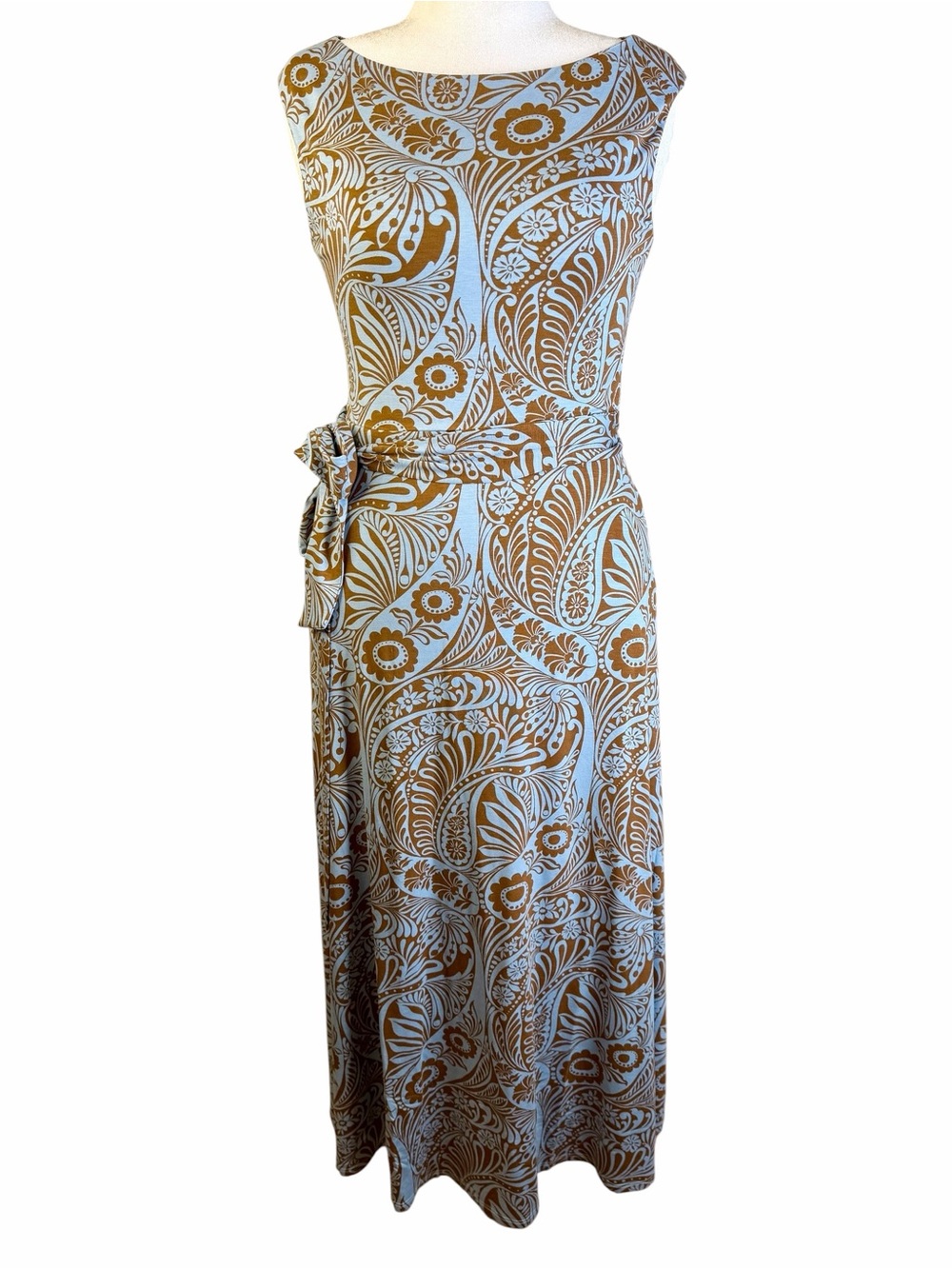 NWT Boden Tamsin Jersey Tie-Waist Maxi Dress Size 8